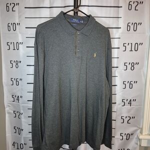 Polo by Ralph Lauren Men's Gray Long Sleeve Shirt. 750/201